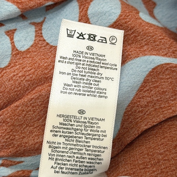 NWOT Hobbs London Magda Full Button 3/4 Sleeve Waist Tie Shirt Dress Size 10 - Picture 14 of 14